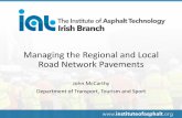 Managing the Regional and Local Road Network Pavements