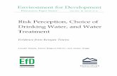 Risk Perception, Choice of Drinking Water, and Water ...