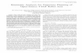 Kinematic Analysis for Trajectory Planning of Open-Source ...