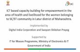 ICT based capacity building for empowerment in the area of ...
