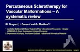 Percutaneous Sclerotherapy for Vascular Malformations A ...
