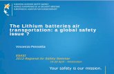 The Lithium batteries air transportation: a global safety ...