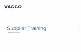 0 202 Supplier Training - VACCO