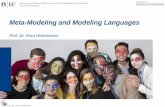 Meta-Modeling and Modeling Languages