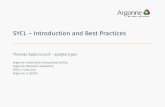 SYCL – Introduction and Best Practices