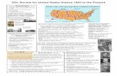 SOL Review for United States History 1865 to the Present