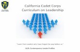California Cadet Corps Curriculum on Leadership