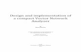 Design and implementation of a compact Vector Network Analyzer