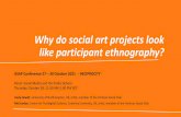 Why do social art projects look like participant ethnography?