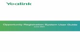 Opportunity Registration System User Guide About This ...