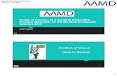 Updates on the AAMD Scope of Practice and Practice ...