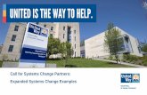 Call for Systems Change Partners: Expanded Systems Change ...