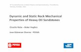Dynamic and Static Rock Mechanical Properties of Heavy Oil ...