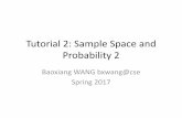 Tutorial 2: Sample Space and Probability 2