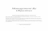 Management By Objectives - Harvestime