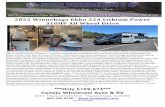 2022 Winnebago Ekko 22A Lithium Power 310HP All Wheel Drive