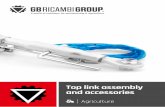 Top link assembly and accessories - GB Ricambi