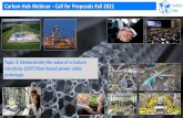 Carbon Hub Webinar - Call for Proposals Fall 2021