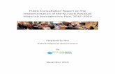 Public Consultation Report on the Implementation of the ...