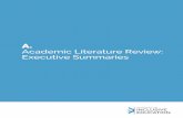 A. Academic Literature Review: Executive Summaries