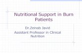 Nutritional Support in Burn Patients