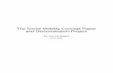 The Social Mobility Concept Paper and Demonstration Project