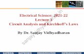 Circuit Analysis and Kirchhoff’s Laws