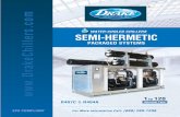 WATER-COOLED CHILLERS SEMI-HERMETIC