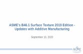 ASME’s B46.1 Surface Texture 2019 Edition - Updates with ...