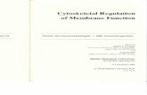 Cytoskeletal Regulation of Membrane Function