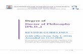 Degree of Doctor of Philosophy [Ph.D.,]