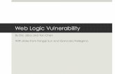 Web Logic Vulnerability - Northwestern University