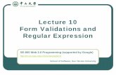 Lecture 10 Form Validations and Regular Expression