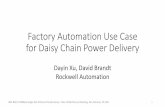 Factory Automation Use Case for Daisy Chain Power Delivery
