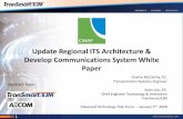 Update Regional ITS Architecture & Develop Communications ...