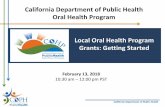 LOHP Grant Getting Started Final - California Oral Health ...