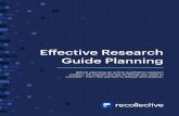 Effective Research Guide Planning