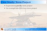 Case Study: Term Project - UMD