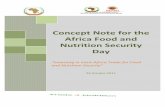 Concept Note for the Africa Food and Nutrition Security Day