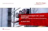 Investors and Analysts Call Report 2020 - Berlin Hyp
