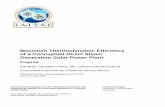 Maximum Thermodynamic Efficiency of a Conceptual Direct ...