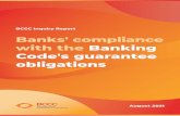 Banks' compliance with the Banking Code's guarantee ...