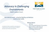Advocacy in Challenging Environments