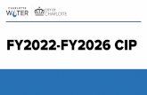FY2022-FY2026 Capital Investment Plan for Charlotte Water