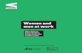 Women and men at work