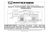 INSTALLATION MANUAL FOR RHPC ... - Rockford Systems, LLC