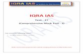 Test 27 Crash Course - iqraias.com