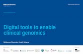 Digital tools to enable clinical genomics