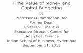 Time Value of Money and Capital Budgeting