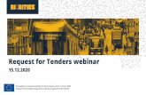 Request for Tenders webinar - AI4Cities | Home